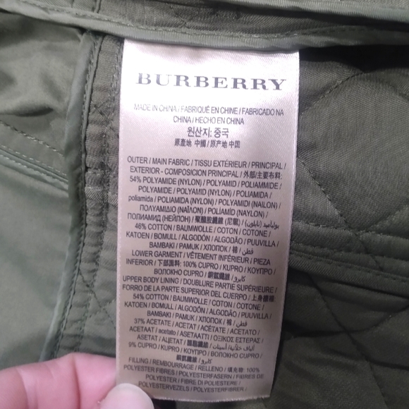 NEW, Burberry Exclusive Military Green Whitworth Quilted Field Jacket - Picture 14 of 16